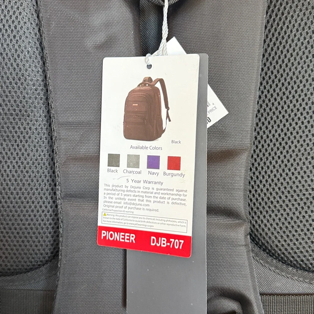 Dejuno black backpack